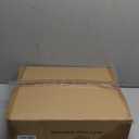 Brass Arc Floor Lamp - Dimmable LED with White Shade for Living Room, Bedroom, Office & More