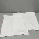 MIULEE Decorative Linen Check Throw Pillow Covers Neutral Farmhouse Vintage Pillow Covers 20x20 Set of 2 Boho Modern Home Decor for Sofa Couch Bedroom Cushion Cream White