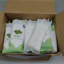 Timgle 50 Pcs Moist Towelettes Individually Wrapped Scented Disposable Face Towels Essential Oil Infused Moist Terry Cotton Towel for Use Hot or Cold Travel Body Spa(Mint, Eucalyptus Leaves)