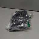 Leumoi 6 Pcs Halloween Pop Costume Dance Star Costume Includes Long Curly Wig Black Hat Sequin Glove Sunglasses Earpiece Microphone for Pop Stage 80s 90s Party Mens Adult Halloween Cosplay