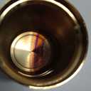 Akicon Brushed Gold Brass Finish Kitchen Dishwasher Air Gap Cap, brass Air Gap Cover