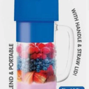 Hy-Impact Better Blender 16 Oz Cordless USB Rechargeable Turbo Power. New, Blue
