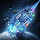 Flying Toy Drone for Kids360 Hands Free Motion Sensors Mini Drone with Cool LED Lights,Easy Indoor Small UFO Toy Flying Ball Drone for Kids -Blue