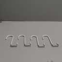 FLOWRALiKI Over The Door Hook, 4 Pack Door Hooks for Hanging Clothes, Towels, Coats, and More