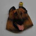 Dog Head Mask Halloween Party Dog Costume Masks Mask Underdog Costume Latex Animal Head Mask (German shepherd)