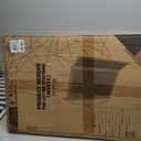 PetFusion ModestCat Litter Box Privacy Screen (3' Tall; 4' Wide, White).