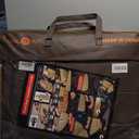 OASIS AUTO Tacoma Seat Covers Full Set, Compatible with Toyota Tacoma 2009-2023 Double&Crew Cab, Waterproof Full Coverage Leather Truck Seat Protectors (Brown)