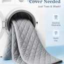 ZonLi Cooling Blanket for Hot Sleepers 50"x70", Q-Max 0.5 Lightweight Cool Touch Breathable Summer Blanket for Night Sweats, All-Season Cold Blankets, Dusk Blue