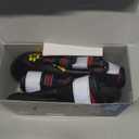 QUMY Dog Shoes for Large Dogs, Medium Dog Boots & Paw Protectors for Winter Snowy Day, Summer Hot Pavement, Water-Resistant in Rainy Weather, Outdoor Walking, Indoor Hardfloors Skid-Resistant Sole Black, Size 1: (W*L)1.7x2.2 inch (Pack of 4)