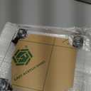 1PC Transparent Clear Color Plant Caddy 10x10 inch Acrylic Heavy Duty Square Plant Stand with 2 Roller Lockable Caster Wheels,Indoor Outdoor Holds Up 150 Lbs Patio/Flower Pot/Dolly