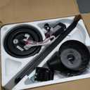 42 inch Black Ceiling Fans with Lights and Remote Control, LED Ceiling Fan Dimmable 3 CCT 6-Speed, Noiseless Modern Ceiling Fan for Bedroom, Living Room, Dining Room, ETL Listed