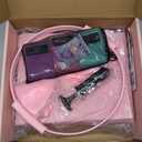 Home Pilates Kit, Pilates-Ring and Ball Set, Multiple Resistance Bands, Socks, Pilates-Essentials-Kit for Women (Pink-Starter Kit)