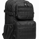 Tactical Backpack Organizer – Black – Multi Pocket Travel EDC Bag – Foldable Utility Storage Pack