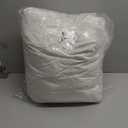 puredown Soft Feather Down Throw Blanket Lightweight Packable Couch Throw for Indoor and Outdoor Use, Throw 50"X70", Pure White