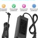 36V 4A Power Supply Adapter 100-240V AC to DC 144W Power Transformer 5.5mm x 2.5mm/2.1mm DC Output Jack 36V Volt AC Power Supply for LED Lights LED Driver CCTV Security System Inkjet Printer