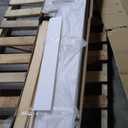 Max & Lily Modern Farmhouse Low Loft Bed, Twin Bed Frame for Kids with 2 Bookcases, White Wash