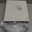 bUCLA 40PCS Clear and Gold Plastic Plates - Fancy Lace-Edge Clear Plates with Gold Trim Hammered Disposable - Include 20 Each(Dinner&Dessert) for Party & Wedding