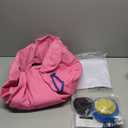 Kids Nest Swing Chair, Hanging Hammock Chair with Detachable Play Tent for Outdoor and Indoor Use (32" D x 52" H), Sensory Swing for Kids (Pink)