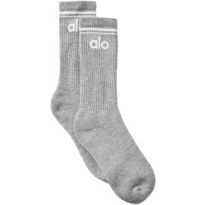 Unisex Throwback Sock - Athletic Heather Grey/ White