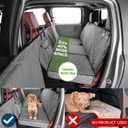 Ruff Liners Standard Back Seat Extender for Dogs, Gray As Seen on Shark Tank Hard Bottom Platform for Cars, SUVs & Mid-Size Trucks 400lb Support, Waterproof Rigid Back Seat Cover for Dogs