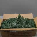 9 FT Pre-lit Christmas Garland Holiday Artificial 50 Led Light for Stairs Wall Door Indoor Outdoor Garland with Battery Operated Timer, for Home Decorations Fireplaces (Green PVC 9FT)