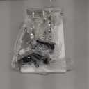 Ginbel Direct 6 Pack Christmas Stocking Holders for Mantle, Stockings Hangers Set of 6, Snowflake Snowman Tree Deer Reindeer Heavy Weighted Hooks for Mantel Fireplace Windows Indoor Decorations Silver