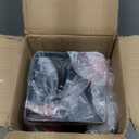 Beionxii Outdoor Post Lights, 20inch Large Modern Large Exterior Post Lantern Pillar Light with Pier Mount Base, Black Cast Aluminum w/Clear Cylinder Glass - A291P-1PK (NOT Solar, 110-120V AC)