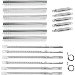 Grill Replacement Parts for Charbroil Performance 6 Burner 463244819 463238218 463276517 463276617, G470-5200-W1 Burner G470-0004-W1A Heat Plate for 5 Burner 463347519, 4 Burner 463347017 463342119