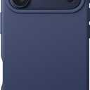 JETech Liquid Silicone Case for iPhone 17 Pro Max 6.9-Inch, Silky Soft Touch Full-Body Protection, Anti-Scratch Shockproof Phone Cover with Microfiber Lining (Dark Blue)