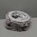 Plush Cat Tunnel Bed for Indoor Cats with Soft Cushion, Multi-Shape Play Cave with Hanging Balls, Large and Foldable Cat Donut Tunnel for Small and Large Pets (Brown)