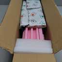 Mahjong Racks with Pushers, Pink Wooden American Mahjong Tile Pushers and Racks Set of 4, Mahjong Accessories (19.68 Inches), 19.68" L x 2.55" W x 1.06" H