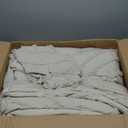 ENJOHOS Boho Queen Comforter Set Beige Tufted Rainbow Bedding for Queen Size Bed, Boho Chic Decor, 3 Pieces Lightweight Fluffy Soft Microfiber Cream Comforter with 2 Pillow Cases for All Season