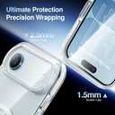 SMARTDEVIL 4 in 1 Magnetic MagSafe Case for iPhone Air, Magnetic Clear Shockproof Cover with 2 Screen Protectors, Military Grade Drop Protection Shockproof Slim Phone Case (White)