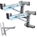 Ladder Jacks Scaffold Bracket - Two-Rung Short Body Extension Ladder Jack for Working 20 inch Stage 2 Pack