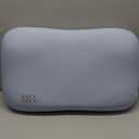 Cervical Neck Pillow for Memory Foam  Soft Ergonomic Side Sleeper Pillow for Neck Pain Relief, Ice Silk Zipperless Pillowcase, Eco-Friendly and Durable Material (Light Blue)