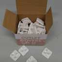 Outlet Covers Babepai 38-Pack White Child Proof Electrical Protector Safety Improved Baby Safety Plug Covers