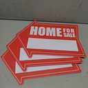 3pcs Estate Sale Signs, 16x12 Inch Home for Sale Sign with Stakes Double Sided House for Sale Signs by Owner Open House Signs with Directional Arrow for Home Real Estate Yard Lawn Garden