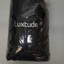 Luxtude Inflatable Lumbar Pillow for Airplane Travel, Lumbar Support Pillow for Office Chair/Car, Self-Inflating Travel Lumbar Pillow Back Support, Lower Back Pillow for Reducing Lumbar Pain (Black)