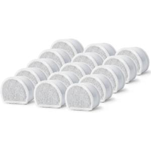 14 Count Replacement Carbon Filters Compatible with PetSafe Drinkwell Filters, Pet Water Fountain Replacement Cartridges for Dog and Cat Fountain.