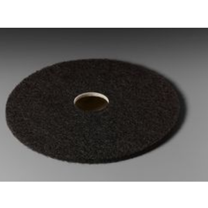 3M Black Stripper Pad 7200, 18 in, 5/case