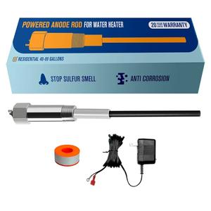 Powered Anode Rod for Water Heater, Electric Anode Rod for Water Heater, Eliminate Sulfur Smell in Well Water, Eliminate Rotten Egg Smell in Water, for 40-89 Gallon Except Bradford White