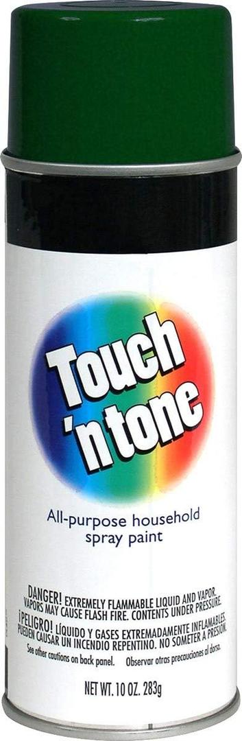 Touch N Tone Spray Paint 55271830, 10 oz, Gloss Hunter Green