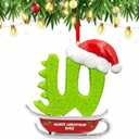 26 Letter Ornaments for Christmas Tree Decoration,Personalized Letters Ornaments, Initial Christmas Ornament, Hanging DIY Letter Xtmas Dinosaur Ornament, Gifts for Family Friends (W)