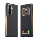 Case Compatible with Galaxy Z Fold 5, Ultimate Slim Pocket Friendly Thin Design Velvet-Like Matte Finish Soft Feeling Coated Lightweight Hard PC Back Cover - Black