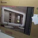 55"x36" LED Bathroom Mirror with Lights, Backlit & Front Lit, Anti-Fog Lighted Bathroom Vanity Mirror for Wall, Memory Function, Dimmable, HD Tempered Glass, Shatter-Proof