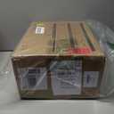 Full Air Mattress with Built-in Pump, Single Air Bed with Portable Storage Bag, Suitable for Home and Guests, Top Flocking, 18" Full Sky Blue