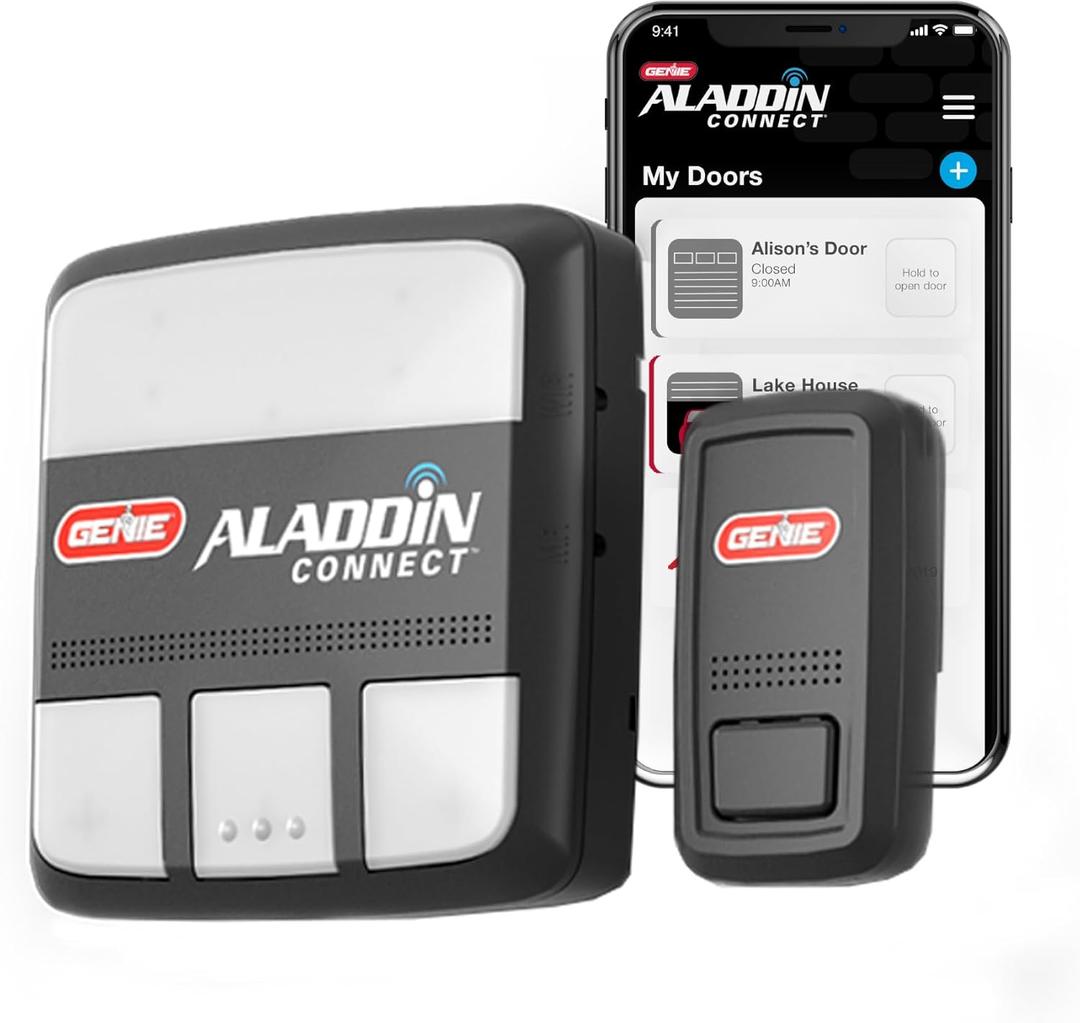 Genie Aladdin Connect Smartphone Garage Door Opener Monitor, Open & Close Your Garage Door from Anywhere Using Your iPhone or Android Device