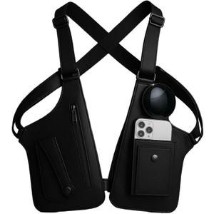 Premium Leather Shoulder Bag Adjustable Armor Hidden Underarm Unisex | Anti Pickpockets Accessories Strap Wallet,