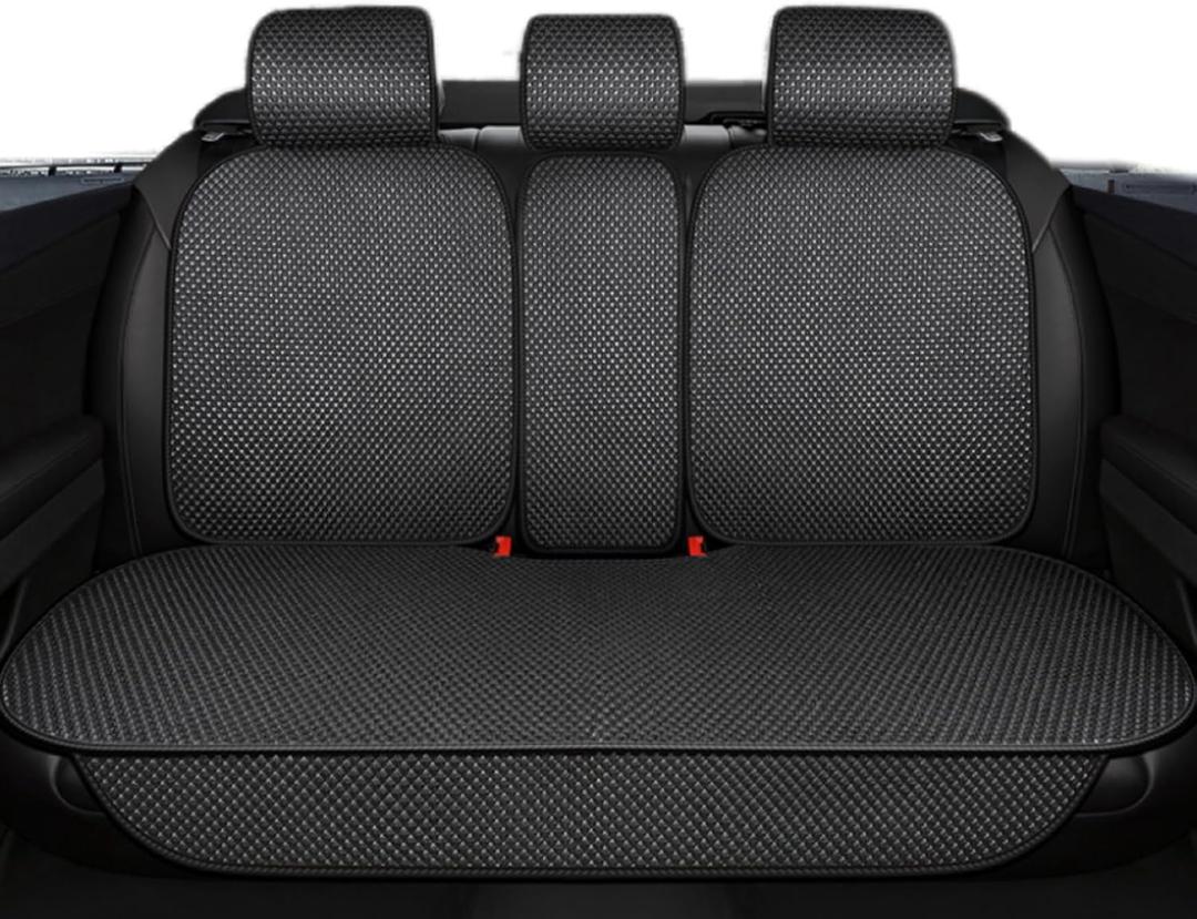 Auto Newer Luxury Breathable Rear Bench Car Seat Cover Fit Four Seasons, Back Seat ProtectorUniversal Rear of Car Seat Cushions,Universal Fit for 95% Cars,SUV,Pickup,VanRear Seat,Black Auto Newer Luxury Breathable Rear Bench Car Seat Cover Fit Four Seasons, Back Seat ProtectorUniversal Rear of Car Seat Cushions,Universal Fit for 95% Cars,SUV,Pickup,VanRear Seat,Black