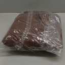 Fleece Winter Hiking Jacket for Women Cozy Fleece with Secure Side Pockets with 3F Zipper Long Sleeve Windproof Mid-Length（Coffee，S）